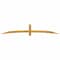 Ekena Millwork Bellingham Rough Sawn Timber Gable Bracket, Western Red Cedar, 108"W x 18"H x 2"D x 4"F, 4/12 Pitch GBW108X18X0204BEL00RWR - alternate 1
